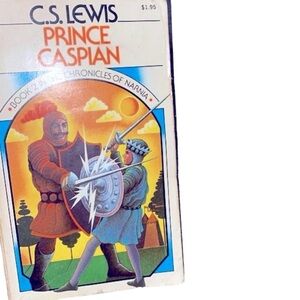 CS Lewis Prince Caspian paperback book vintage